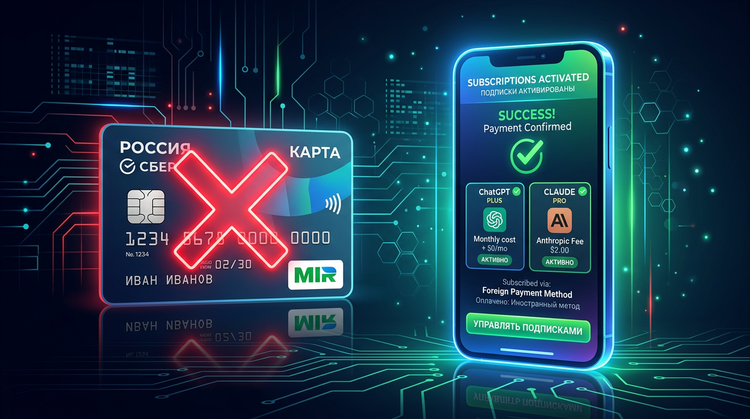 Как оплатить Claude, Claude Code и ChatGPT из России в 2026 году